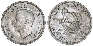 1 Шилінг Нова Зеландія Срібло Георг VI (1895-1952)