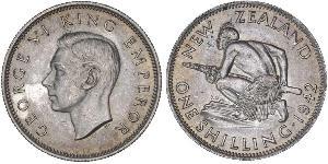1 Шилінг Нова Зеландія Срібло Георг VI (1895-1952)