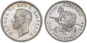 1 Шилінг Нова Зеландія Срібло Георг VI (1895-1952)