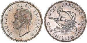 1 Шилінг Нова Зеландія Срібло Георг VI (1895-1952)
