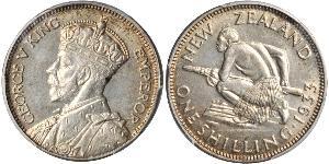 1 Шилінг Нова Зеландія Срібло Георг V (1865-1936)