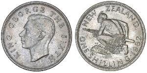 1 Шилінг Нова Зеландія Срібло Георг VI (1895-1952)