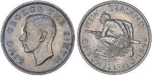 1 Шилінг Нова Зеландія Срібло Георг VI (1895-1952)