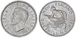 1 Шилінг Нова Зеландія Срібло Георг VI (1895-1952)
