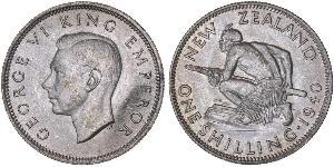 1 Шилінг Нова Зеландія Срібло Георг VI (1895-1952)