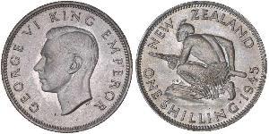 1 Шилінг Нова Зеландія Срібло Георг VI (1895-1952)