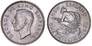 1 Шилінг Нова Зеландія Срібло Георг VI (1895-1952)