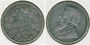 1 Шилінг Південно-Африканська Республіка (1910 - ) Срібло Поль Крюгер (1825 - 1904)