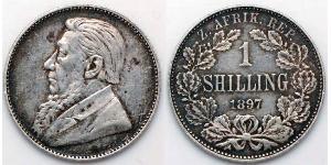 1 Шилінг Південно-Африканська Республіка (1910 - ) Срібло Поль Крюгер (1825 - 1904)