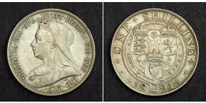 1 Шилінг Сполучене королівство Великобританії та Ірландії (1801-1922) Срібло Вікторія (1819 - 1901)