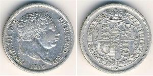 1 Шилінг Сполучене королівство Великобританії та Ірландії (1801-1922) Срібло Георг III (1738-1820)