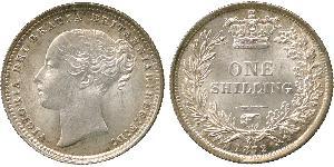 1 Шилінг Сполучене королівство Великобританії та Ірландії (1801-1922) Срібло Вікторія (1819 - 1901)