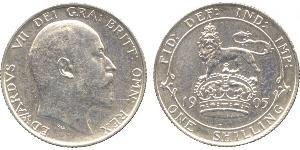 1 Шилінг Сполучене королівство Великобританії та Ірландії (1801-1922) Срібло Едвард VII (1841-1910)