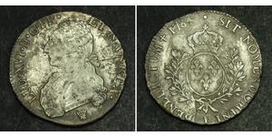 1 Экю Королевство Франция (843-1791) Серебро Людовик XVI (1754 - 1793)