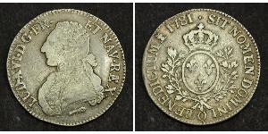 1 Экю Королевство Франция (843-1791) Серебро Людовик XVI (1754 - 1793)