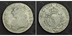 1 Экю Королевство Франция (843-1791) Серебро Людовик XVI (1754 - 1793)