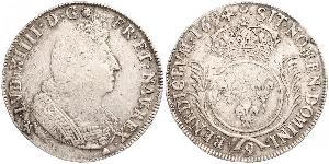 1 Экю Королевство Франция (843-1791) Серебро Людовик XIV (1638-1715)