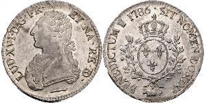 1 Экю Королевство Франция (843-1791) Серебро Людовик XVI (1754 - 1793)