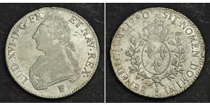 1 Экю Королевство Франция (843-1791) Серебро Людовик XVI (1754 - 1793)