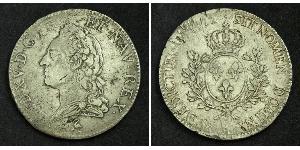 1 Экю Королевство Франция (843-1791) Серебро Людовик XV (1710-1774)