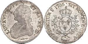 1 Экю Королевство Франция (843-1791) Серебро Людовик XVI (1754 - 1793)