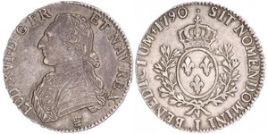 1 Экю Королевство Франция (843-1791) Серебро Людовик XVI (1754 - 1793)