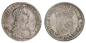 1 Экю Франция Серебро Людовик XIV (1638-1715)