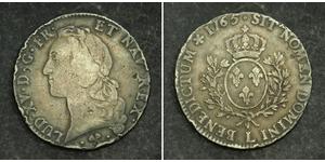 1 Экю Франкське королівство (843-1791) Срібло Людовик XV(1710-1774)