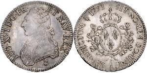 1 Экю Франкське королівство (843-1791) Срібло Людовик XVI (1754 - 1793)