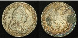 1 Экю Франкське королівство (843-1791) Срібло Людовик XIV (1638-1715)