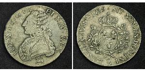 1 Экю Франкське королівство (843-1791) Срібло Людовик XVI (1754 - 1793)