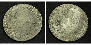 1 Экю Франкське королівство (843-1791) Срібло Людовик XVI (1754 - 1793)