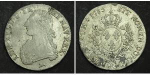 1 Экю Франкське королівство (843-1791) Срібло Людовик XVI (1754 - 1793)