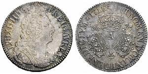 1 Экю Франкське королівство (843-1791) Срібло Людовик XIV (1638-1715)