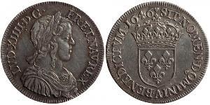 1 Экю Франція Срібло Людовик XIV (1638-1715)