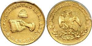 1 Эскудо Centralist Republic of Mexico (1835 - 1846) Золото 