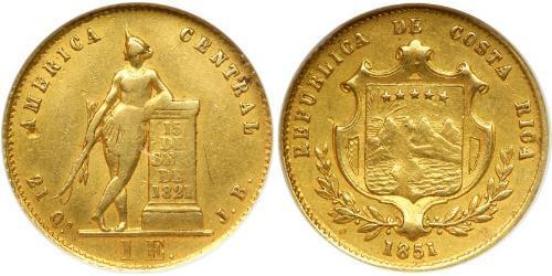 1 Эскудо Costa Rica (1821 - ) Золото 