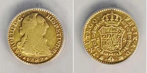 1 Эскудо Испания Золото Карл III король Испании (1716 -1788)