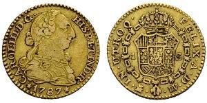 1 Эскудо Испания Золото Карл III король Испании (1716 -1788)