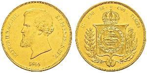 20000 Reis Empire of Brazil (1822-1889) Gold Peter II. (Brasilien) (1825 - 1891)
