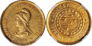 20000 Reis First Brazilian Republic (1889 - 1930) Oro 