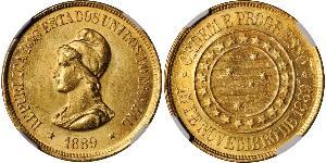 20000 Reis First Brazilian Republic (1889 - 1930) Oro 