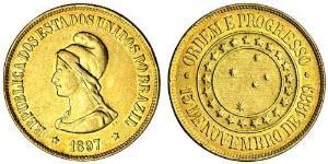 20000 Reis República Velha (1889 - 1930) Oro 