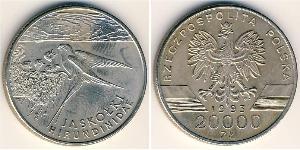 20000 Злотый Республика Польша (1991 - ) Никель/Медь 