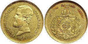 20000 Рейс Бразильская империя (1822-1889) Золото Педру II (император Бразилии) (1825 - 1891)