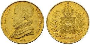 20000 Рейс Бразильська імперія (1822-1889) Золото Педру II (імператор Бразилії) (1825 - 1891)