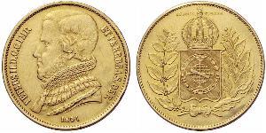 20000 Рейс Бразильська імперія (1822-1889) Золото Педру II (імператор Бразилії) (1825 - 1891)