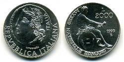 2000 Lira Italia Plata 