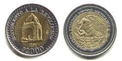 2000 Peso Mexique (1867 - ) Bilame 