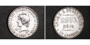 2000 Reis Brésil Argent 